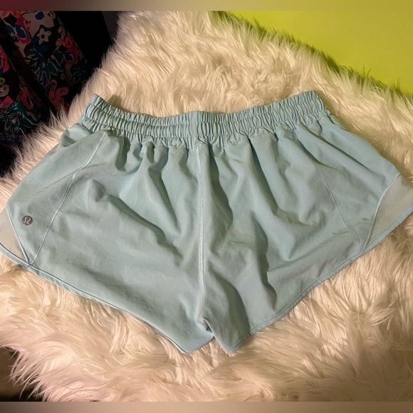 lululemon athletica Pants - lululemon athletica Light Blue hotty hot shorts